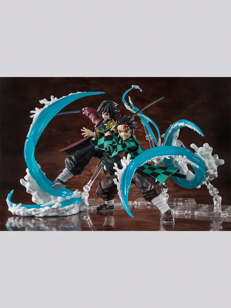S.H. FIGUARTS - DEMON SLAYER TANJIRO AND GIYU WATER BREATHING EFFECT PARTS SET