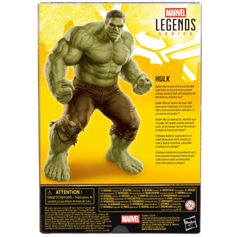 MARVEL LEGENDS SPIDER-MAN BRAND NEW DAY HULK ACTION FIGURE