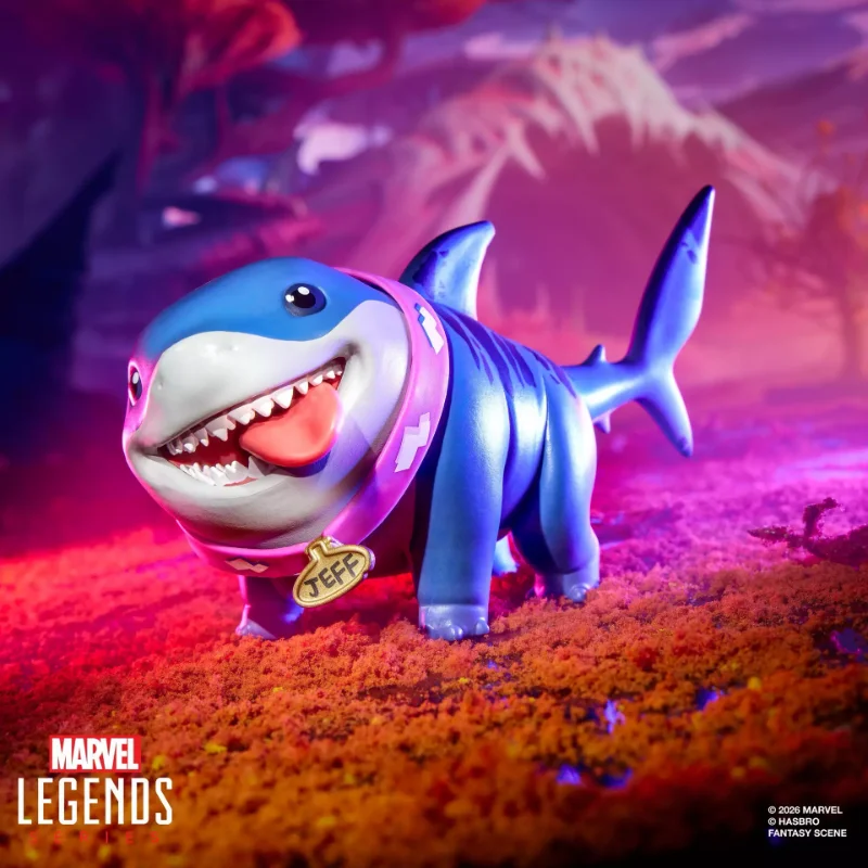 MARVEL LEGENDS MARVEL RIVALS VENOM AND JEFF THE LAND SHARK ACTION FIGURES
