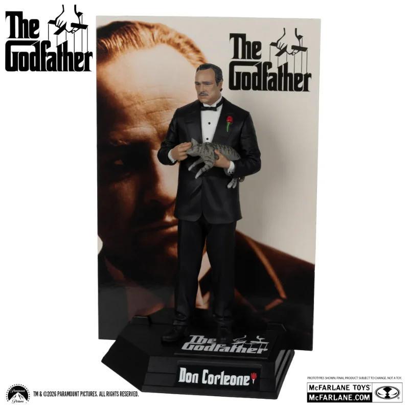 MOVIE MANIACS DON CORLEONE THE GODFATHER 6INCH POSED FIGURE