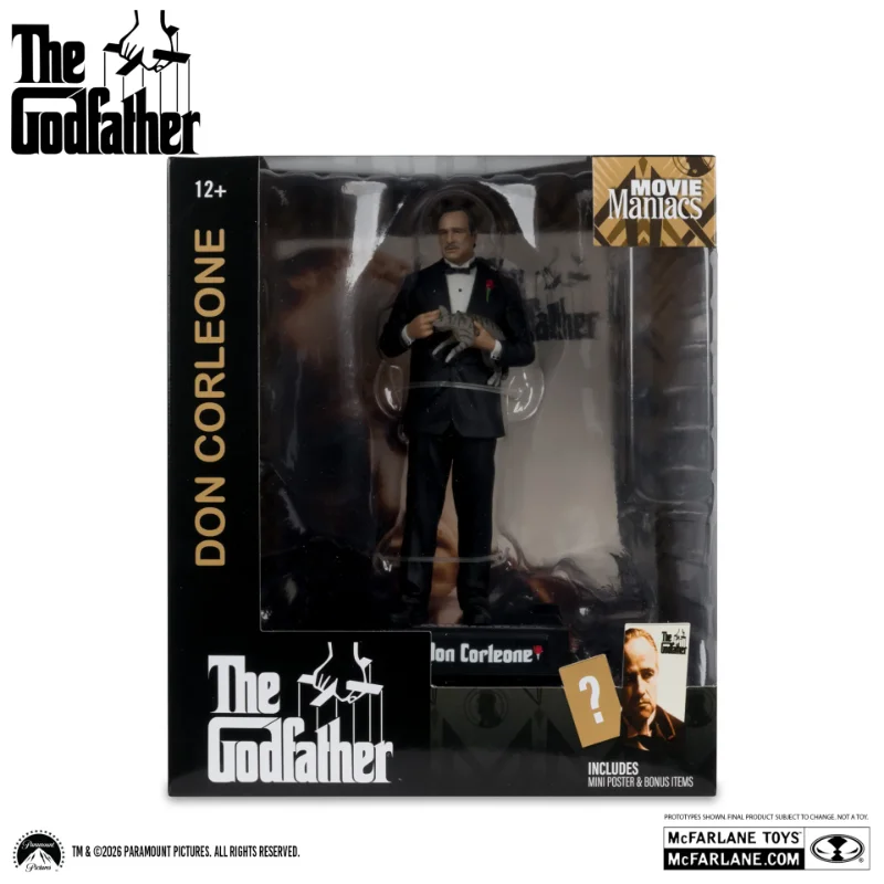 MOVIE MANIACS DON CORLEONE THE GODFATHER 6INCH POSED FIGURE