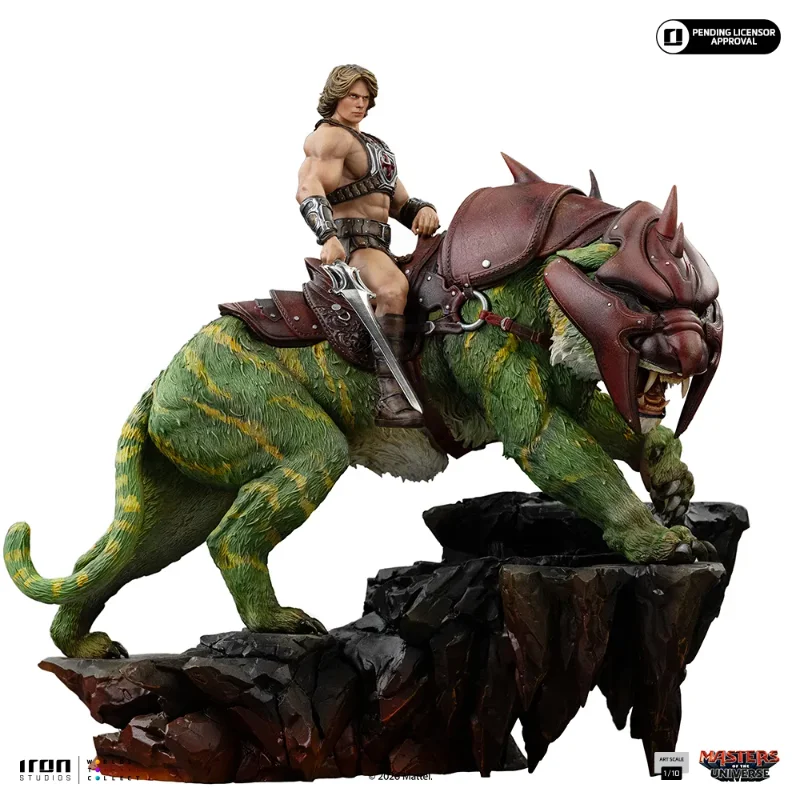 MASTERS OF THE UNIVERSE 2026 HE-MAN AND BATTLECAT 1/10 STATUE