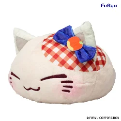 furyu-nemuneko-cat-apple-fruit-big-plush-toy