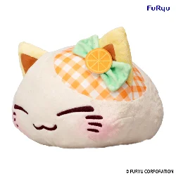 furyu-nemuneko-cat-orange-fruit-big-plush-toy