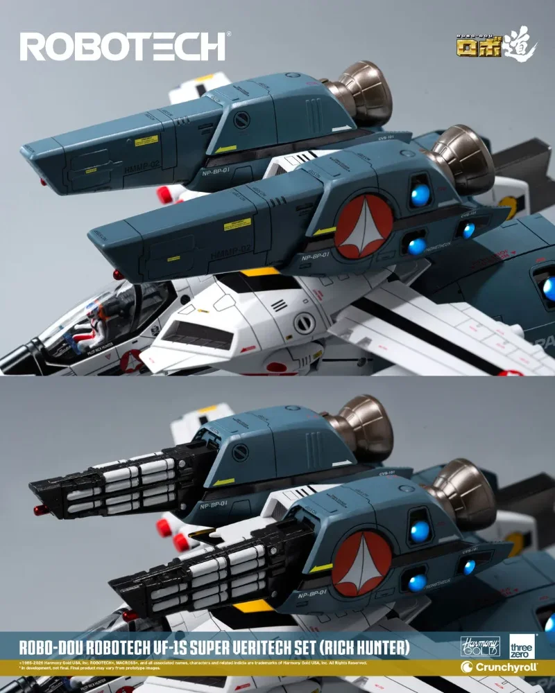 ROBO-DOU ROBOTECH VF-1S RICK HUNTER SUPER VERITECH SET FIGURE