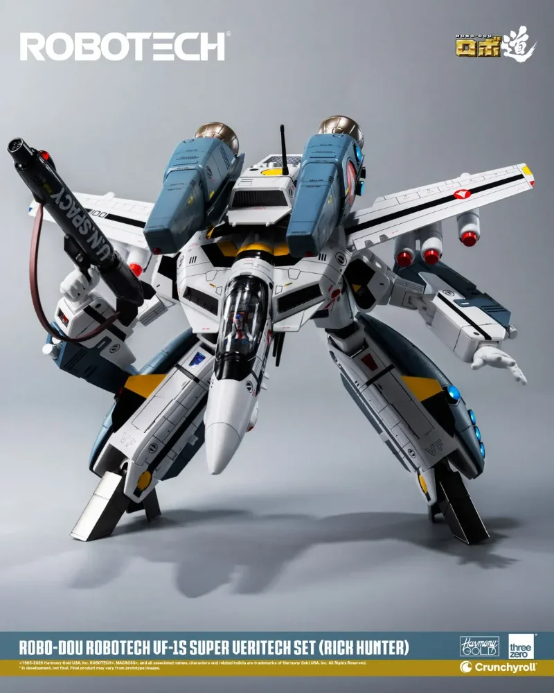 ROBO-DOU ROBOTECH VF-1S RICK HUNTER SUPER VERITECH SET FIGURE