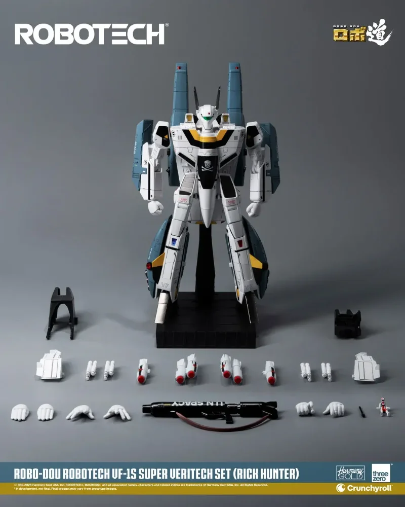 ROBO-DOU ROBOTECH VF-1S RICK HUNTER SUPER VERITECH SET FIGURE