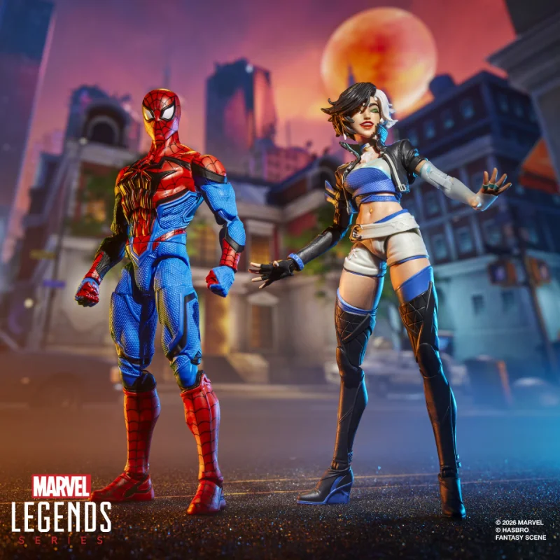 MARVEL LEGENDS MARVEL RIVALS SPIDER-MAN AND LUNA SNOW ACTION FIGURES