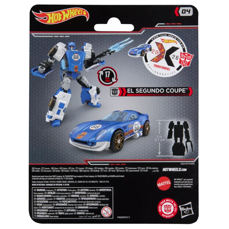 TRANSFORMERS X HOT WHEELS EL SEGUNDO ACTION FIGURE