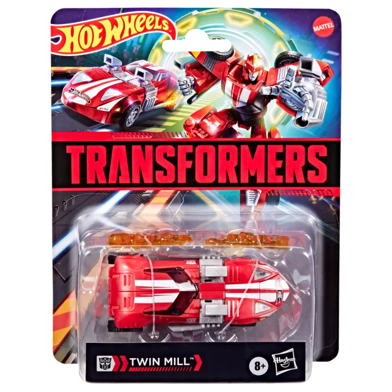 TRANSFORMERS X HOT WHEELS TWIN MILL ACTION FIGURE