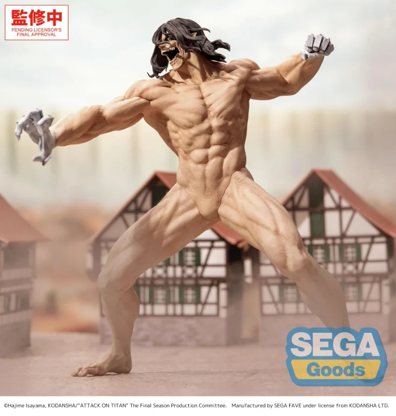 ATTACK ON TITAN EREN YEAGER ATTACK TITAN GIGANTIX FIGURE