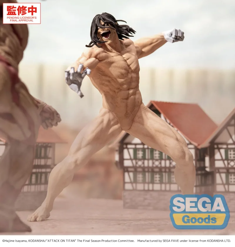 ATTACK ON TITAN EREN YEAGER ATTACK TITAN GIGANTIX FIGURE