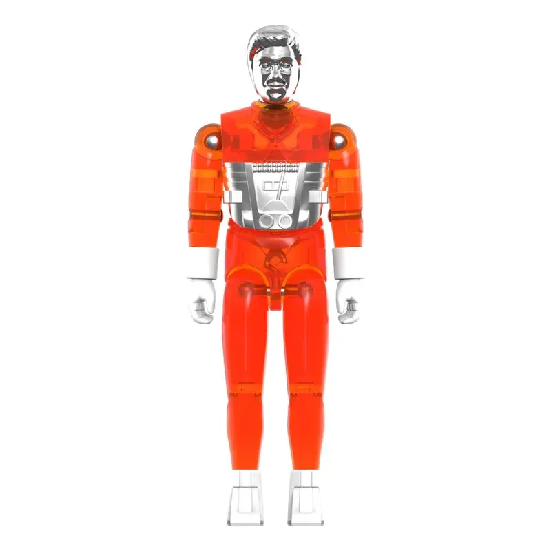 MICRONAUTS WAVE 04 TIME TRAVELER ORANGE TRANSLUCENT REACTION+ FIGURE