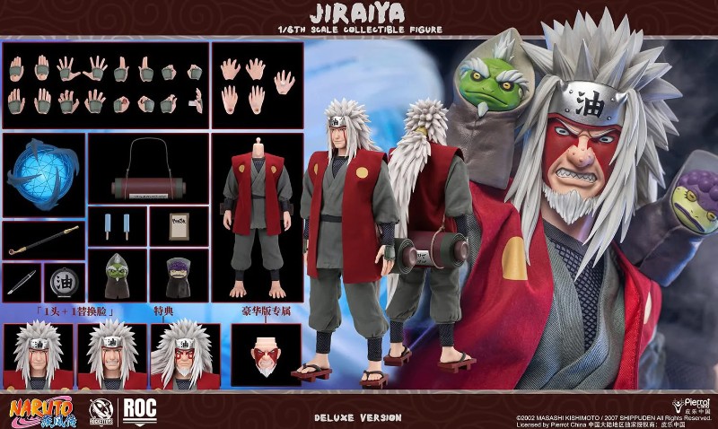 1/6 ROC-020 NARUTO - JIRAIYA DELUXE DX VERSION