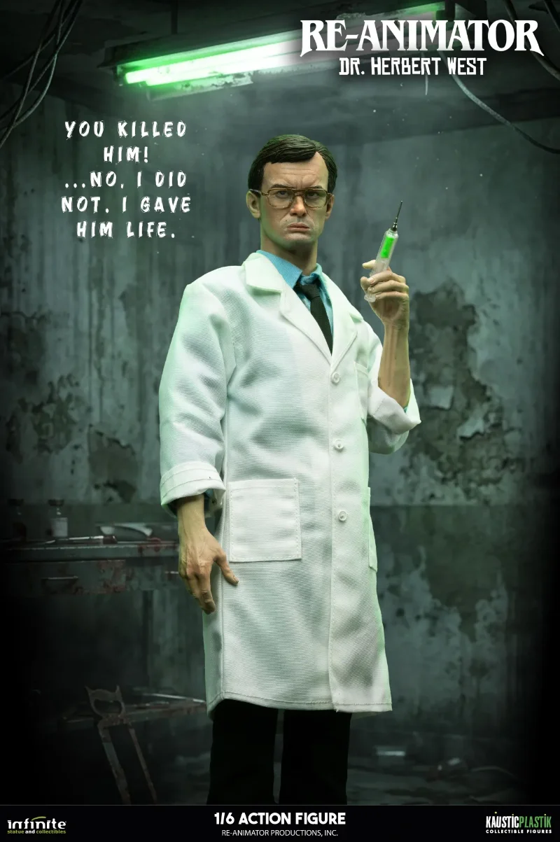 RE-ANIMATOR DOCTOR HERBERT WEST 1/6 ACTION FIGURE STANDARD EDITION