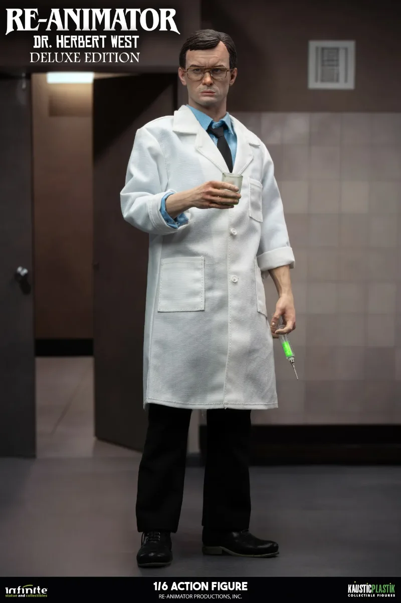 RE-ANIMATOR DOCTOR HERBERT WEST 1/6 ACTION FIGURE DELUXE EDITION