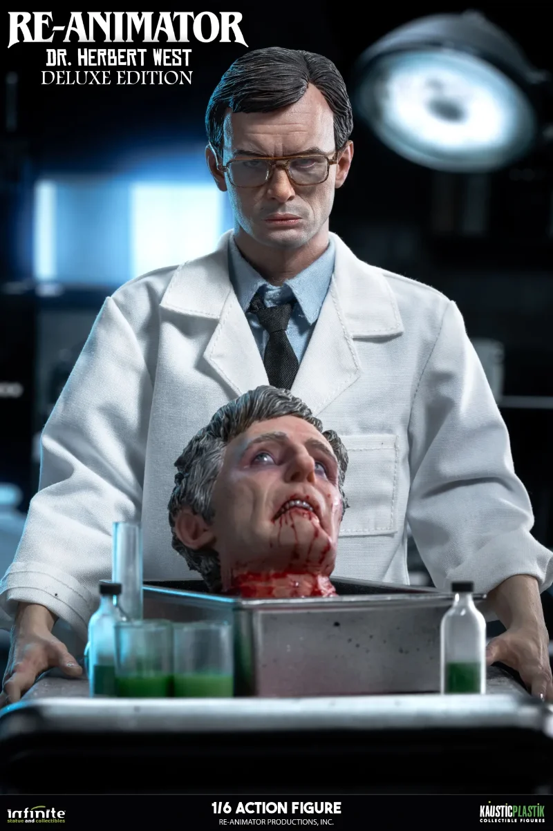 RE-ANIMATOR DOCTOR HERBERT WEST 1/6 ACTION FIGURE DELUXE EDITION
