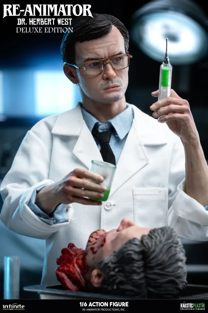 RE-ANIMATOR DOCTOR HERBERT WEST 1/6 ACTION FIGURE DELUXE EDITION