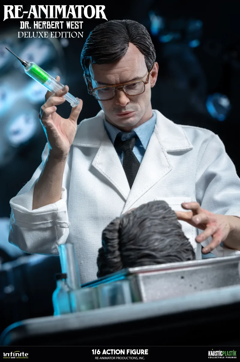 RE-ANIMATOR DOCTOR HERBERT WEST 1/6 ACTION FIGURE DELUXE EDITION