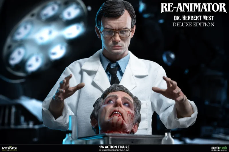 RE-ANIMATOR DOCTOR HERBERT WEST 1/6 ACTION FIGURE DELUXE EDITION