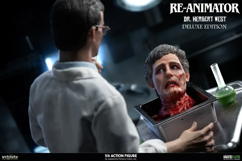 RE-ANIMATOR DOCTOR HERBERT WEST 1/6 ACTION FIGURE DELUXE EDITION