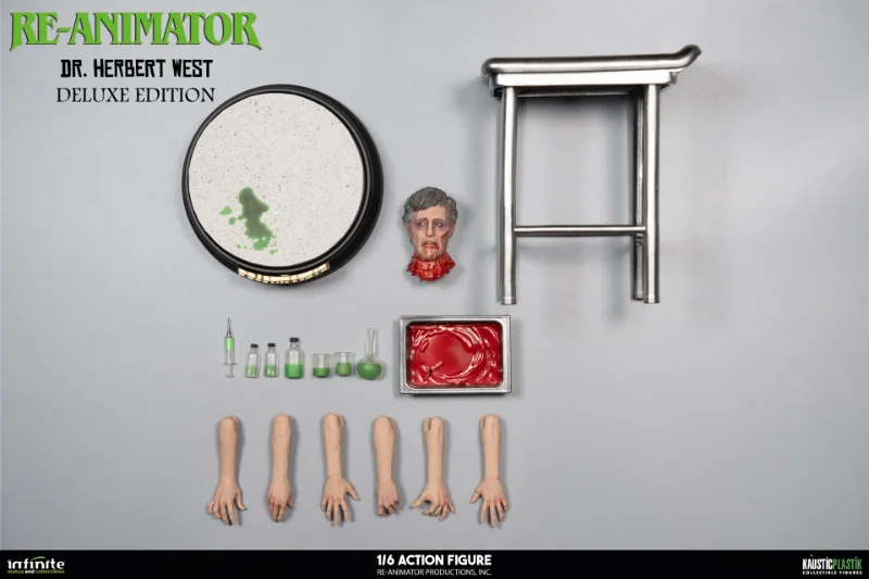 RE-ANIMATOR DOCTOR HERBERT WEST 1/6 ACTION FIGURE DELUXE EDITION
