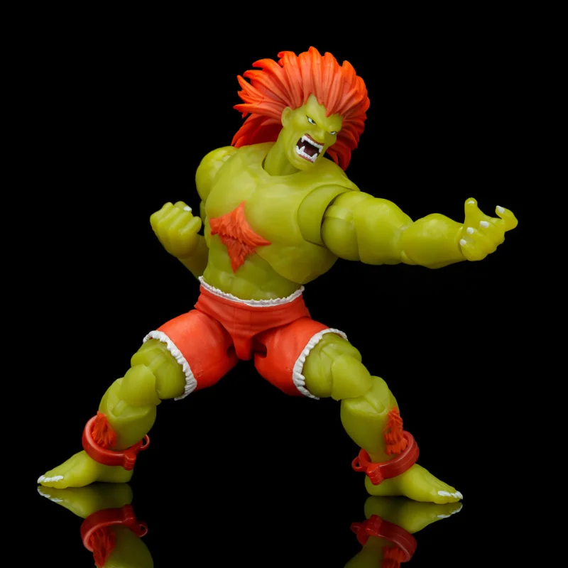 STREET FIGHTER ULTRA II BLANKA PLAYER 2 GLOW IN THE DARK ACTION FIGURE LIMITED EDITION