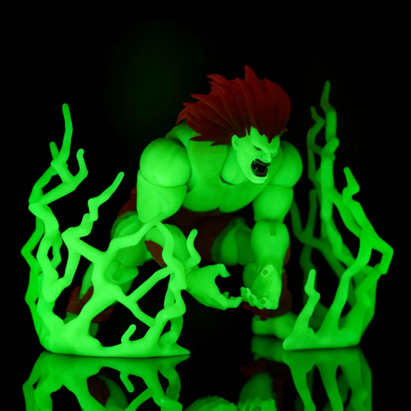 STREET FIGHTER ULTRA II BLANKA PLAYER 2 GLOW IN THE DARK ACTION FIGURE LIMITED EDITION