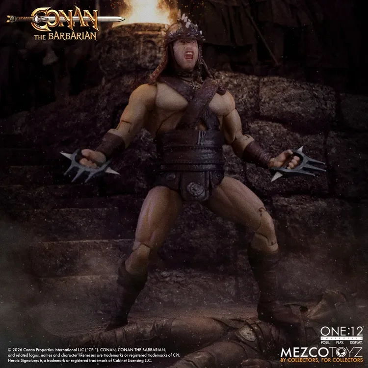 ONE 12 COLLECTIVE CONAN THE BARBARIAN PIT FIGHTER EDITION ACTION FIGURE