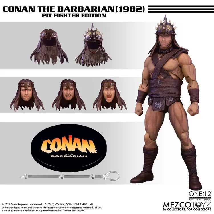 ONE 12 COLLECTIVE CONAN THE BARBARIAN PIT FIGHTER EDITION ACTION FIGURE