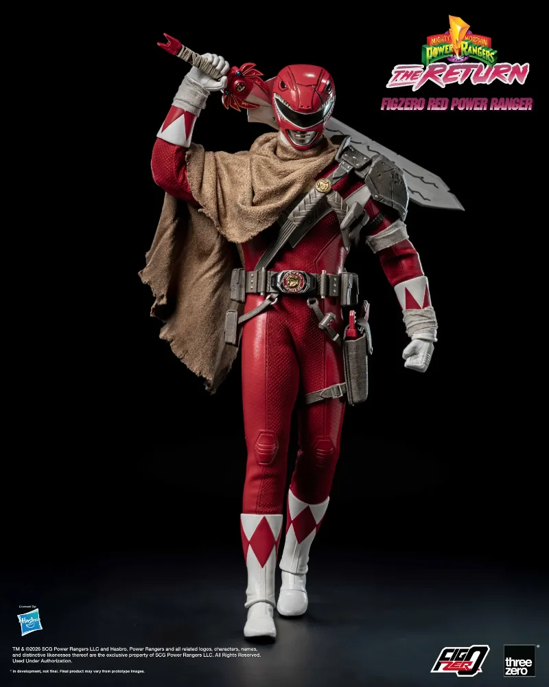 MIGHTY MORPHIN POWER RANGERS THE RETURN RED POWER RANGER 1/6 ACTION FIGURE