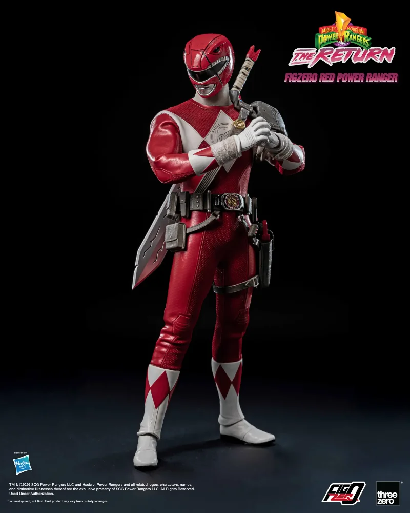 MIGHTY MORPHIN POWER RANGERS THE RETURN RED POWER RANGER 1/6 ACTION FIGURE