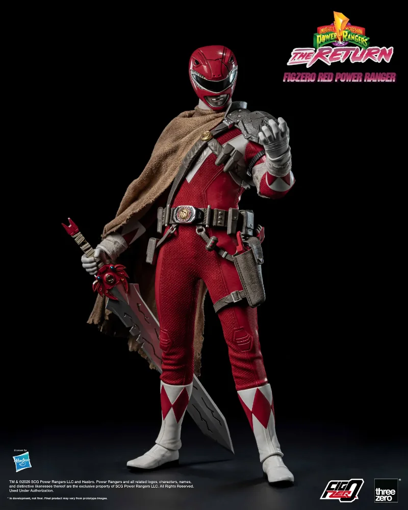 MIGHTY MORPHIN POWER RANGERS THE RETURN RED POWER RANGER 1/6 ACTION FIGURE