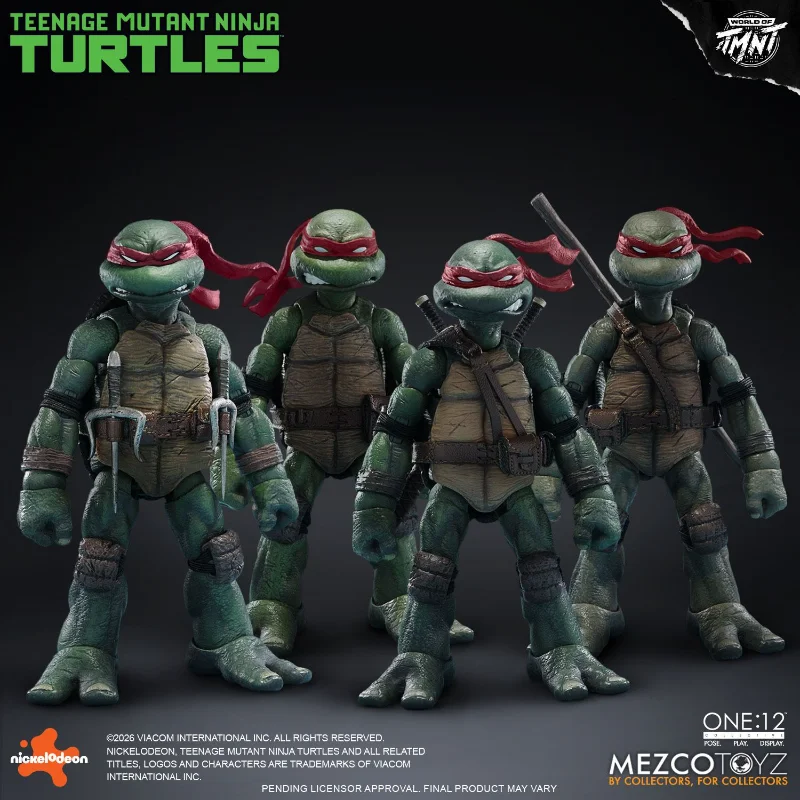 ONE 12 COLLECTIVE TEENAGE MUTANT NINJA TURTLES FIGURES BOX SET