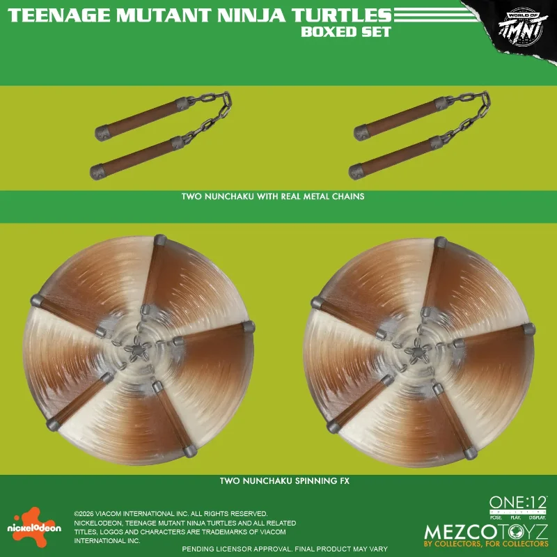 ONE 12 COLLECTIVE TEENAGE MUTANT NINJA TURTLES FIGURES BOX SET