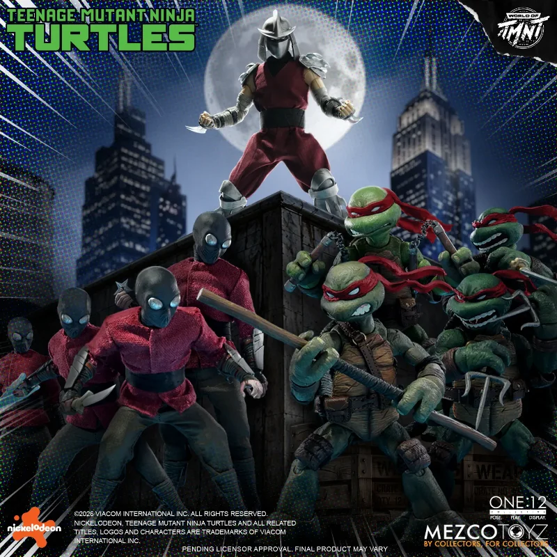 ONE 12 COLLECTIVE TEENAGE MUTANT NINJA TURTLES FIGURES BOX SET
