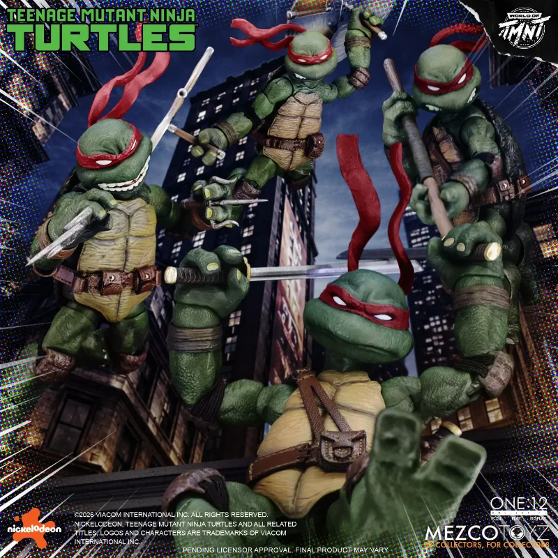 ONE 12 COLLECTIVE TEENAGE MUTANT NINJA TURTLES FIGURES BOX SET