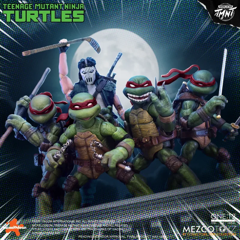 ONE 12 COLLECTIVE TEENAGE MUTANT NINJA TURTLES FIGURES BOX SET