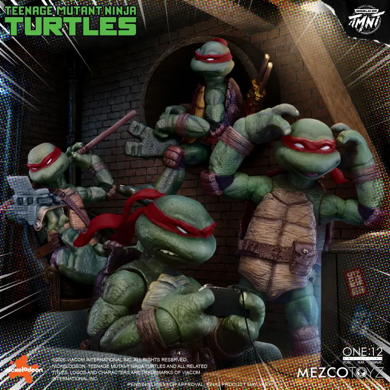 ONE 12 COLLECTIVE TEENAGE MUTANT NINJA TURTLES FIGURES BOX SET