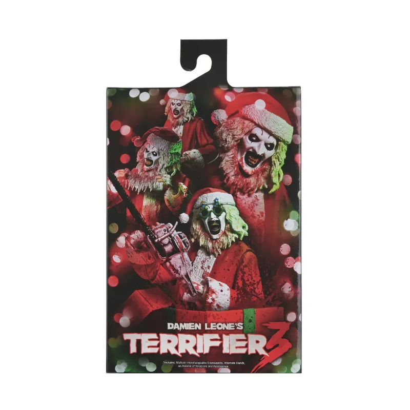 TERRIFIER 3 ART THE CLOWN SANTA SUIT BLOODY ULTIMATE ACTION FIGURE