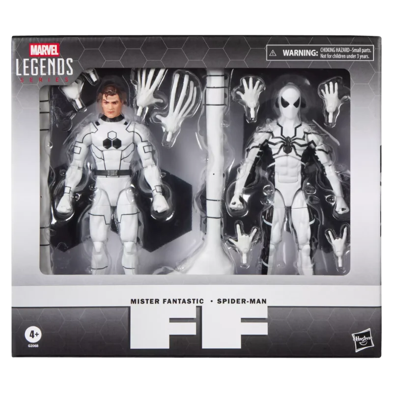 MARVEL LEGENDS FUTURE FOUNDATION MISTER FANTASTIC AND SPIDER-MAN ACTION FIGURES