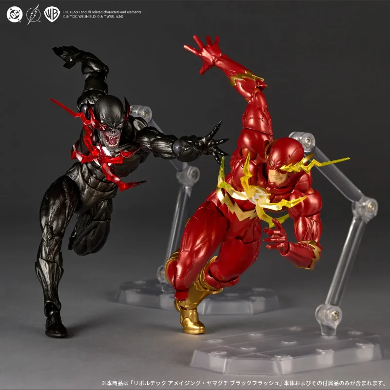 REVOLTECH AMAZING YAMAGUCHI DC COMICS BLACK FLASH ACTION FIGURE