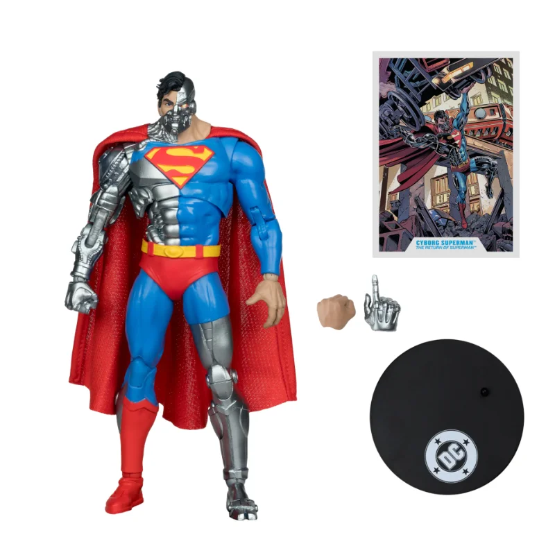 VAULT DC MULTIVERSE 7INCH CYBORG SUPERMAN ACTION FIGURE