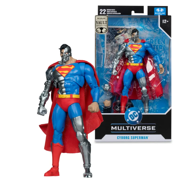 VAULT DC MULTIVERSE 7INCH CYBORG SUPERMAN ACTION FIGURE