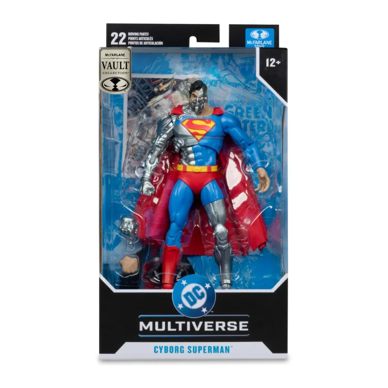 VAULT DC MULTIVERSE 7INCH CYBORG SUPERMAN ACTION FIGURE