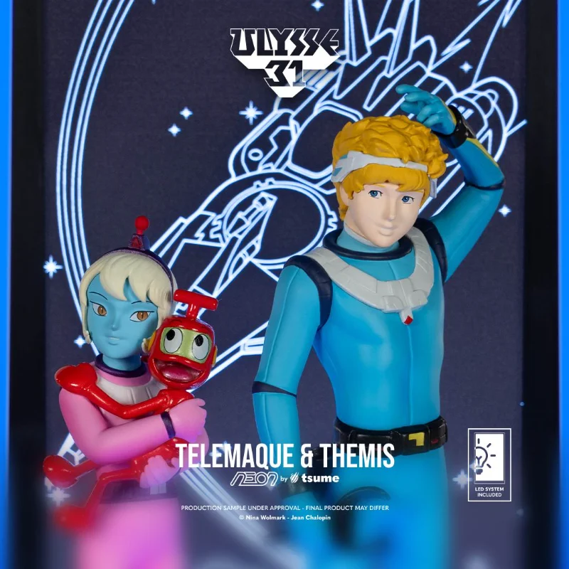 ULYSSE 31 TELEMACHUS & THEMIS NEON FIGURE