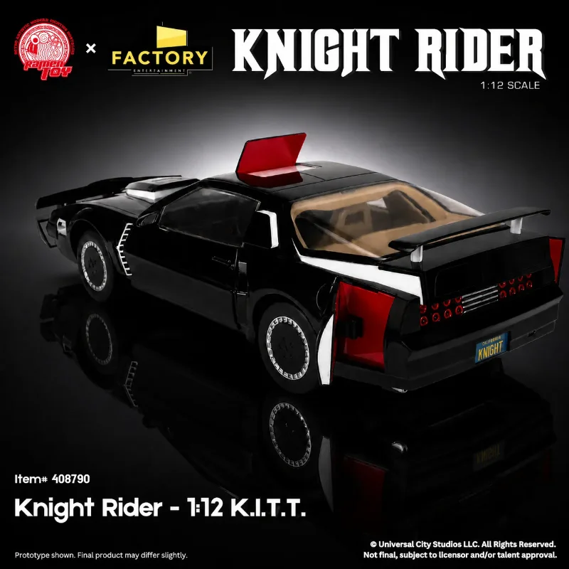 KNIGHT RIDER 1:12 SCALE KITT VEHICLE & MICHAEL KNIGHT ACTION FIGURE