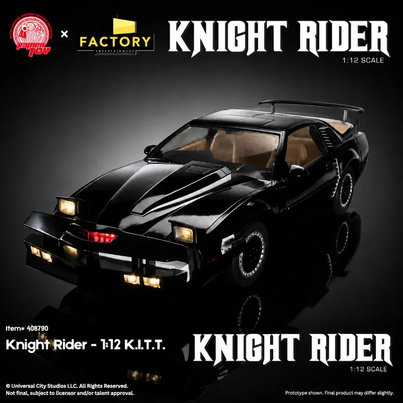 KNIGHT RIDER 1:12 SCALE KITT VEHICLE & MICHAEL KNIGHT ACTION FIGURE