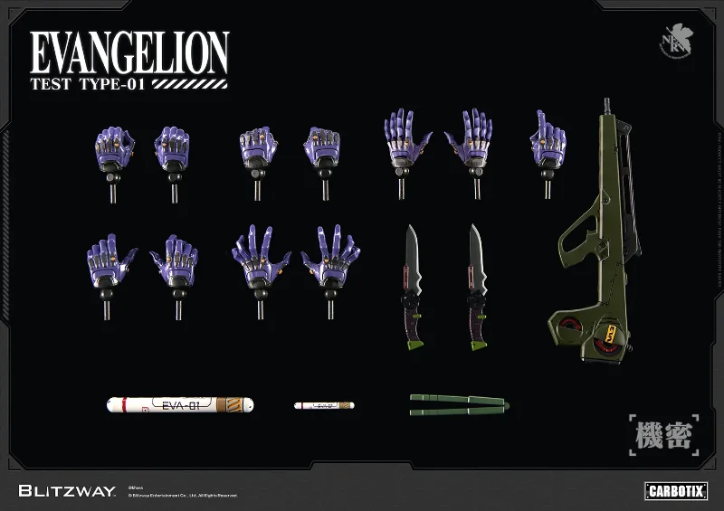 EVANGELION UNIT-01 TEST TYPE DX VER. CARBOTIX ACTION FIGURE
