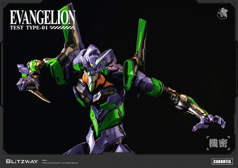 EVANGELION UNIT-01 TEST TYPE STANDARD CARBOTIX ACTION FIGURE